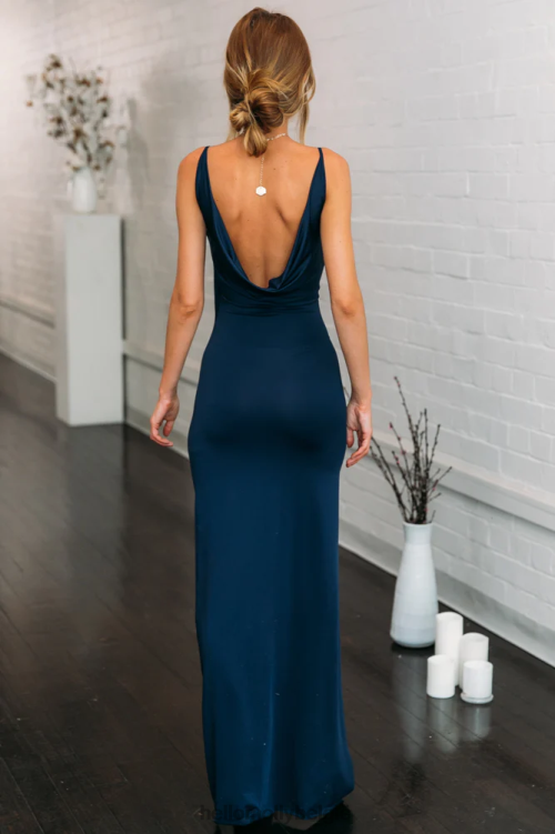 kleding Hello Molly bullseye maxi-jurk marineblauw XR2L7131