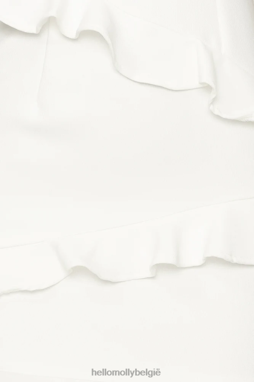 kleding Hello Molly door de donkere jurk wit XR2L7157