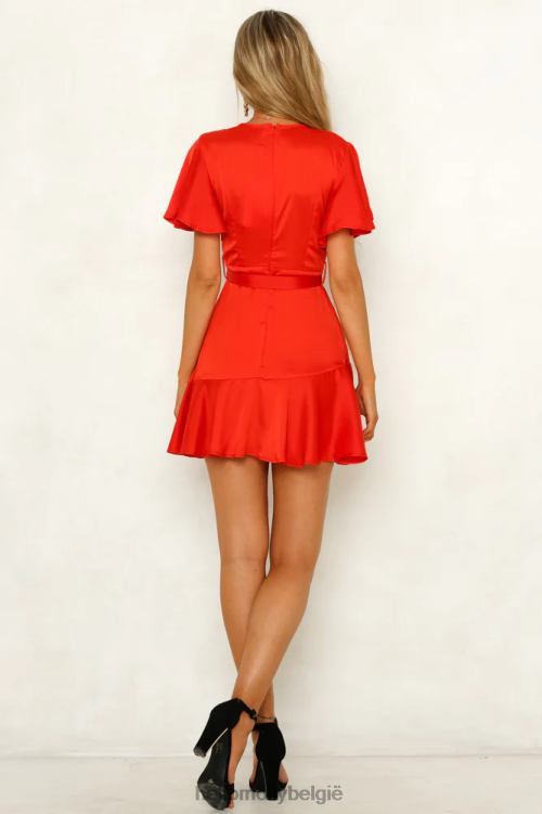kleding Hello Molly dus gisteren jurk rood XR2L7465