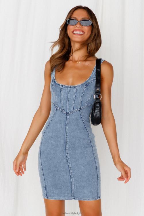 kleding Hello Molly elite danseresjurk blauw gewassen XR2L7689