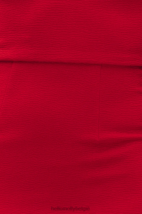 kleding Hello Molly gemaakt in michigan midi-jurk rood XR2L7297