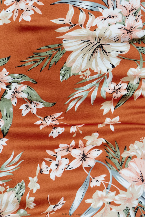 kleding Hello Molly gesuikerde dromen jurk oranje XR2L7618