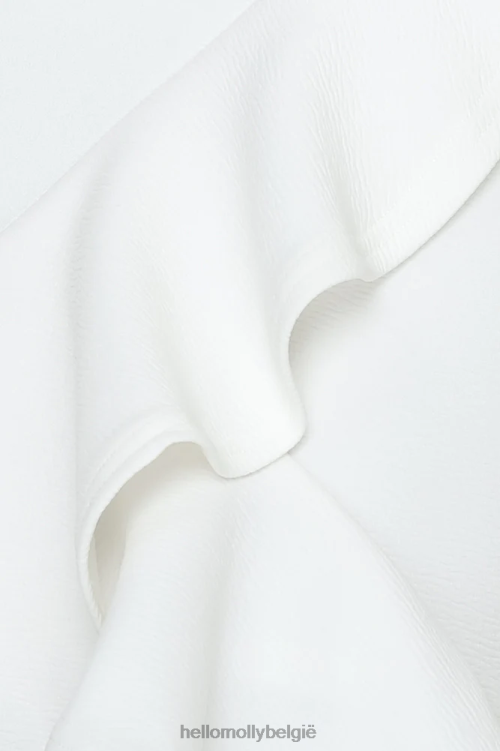 kleding Hello Molly hard to be cool midi-jurk wit XR2L7053