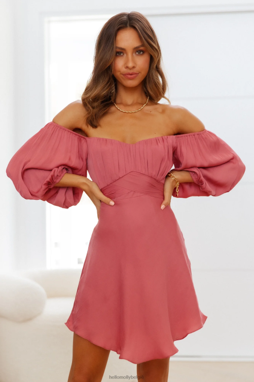 kleding Hello Molly het lot vond ons jurk rose XR2L7457