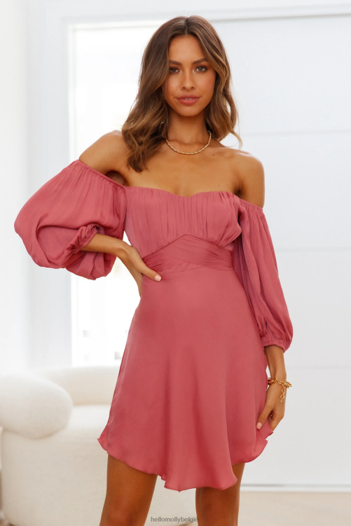 kleding Hello Molly het lot vond ons jurk rose XR2L7457