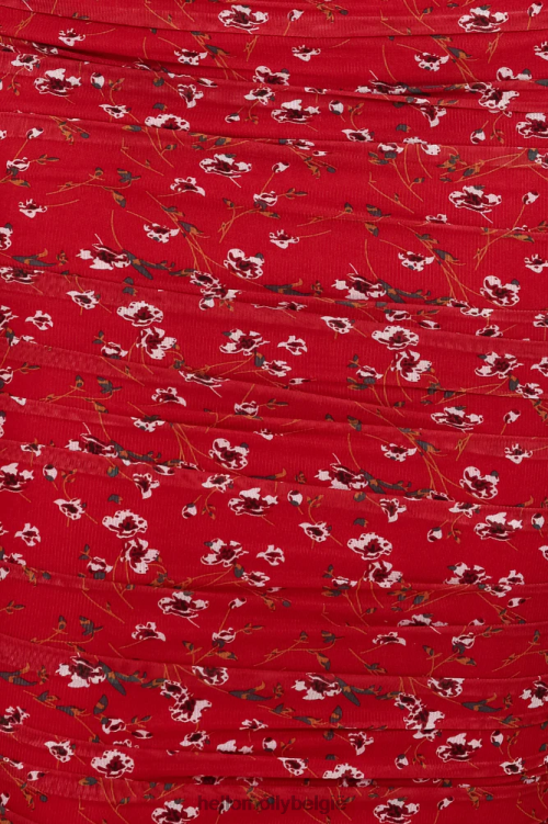kleding Hello Molly hoe laag kun je gaan midi-jurk rood XR2L7437