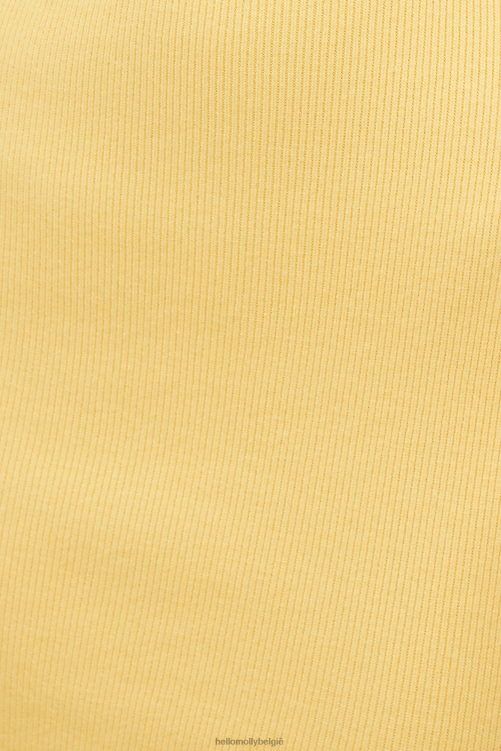 kleding Hello Molly jade midi-jurk geel XR2L7199