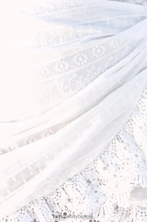 kleding Hello Molly kreeg de look jurk wit XR2L7148