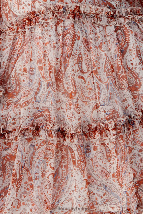 kleding Hello Molly la vie boheme jurk roest XR2L7287