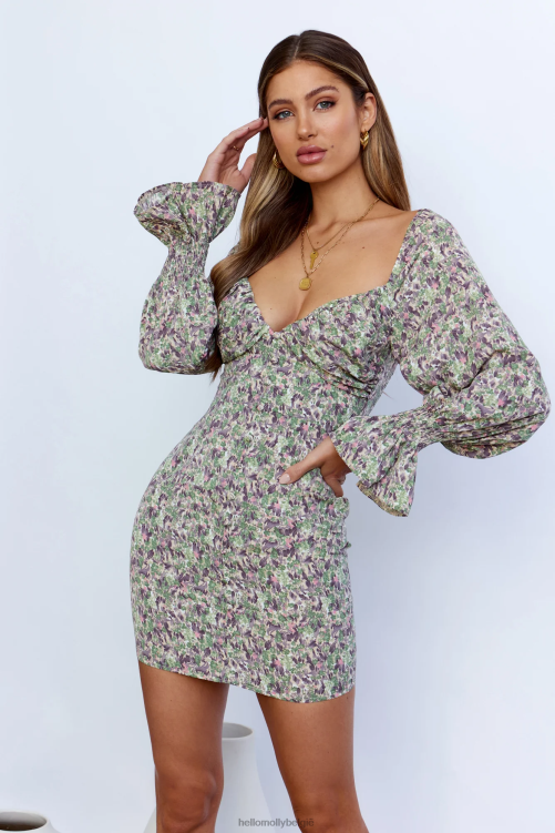 kleding Hello Molly love first jurkje groen XR2L7581