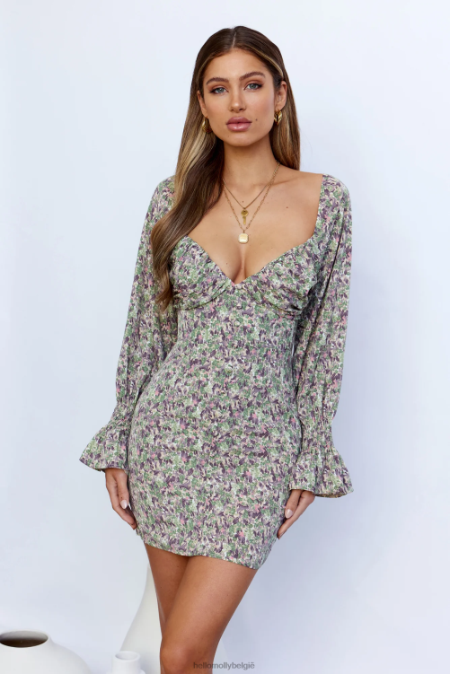 kleding Hello Molly love first jurkje groen XR2L7581