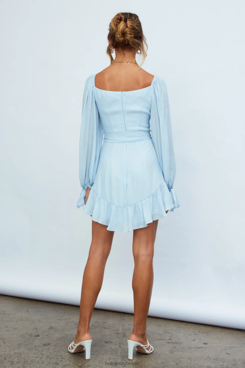 kleding Hello Molly macey jurkje staalblauw XR2L7586