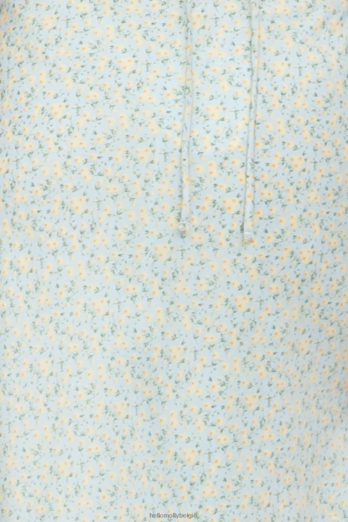 kleding Hello Molly meeting time midi-jurk blauw XR2L7648
