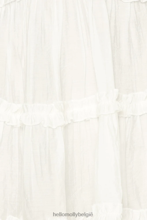 kleding Hello Molly menselijke fout jurk wit XR2L7034