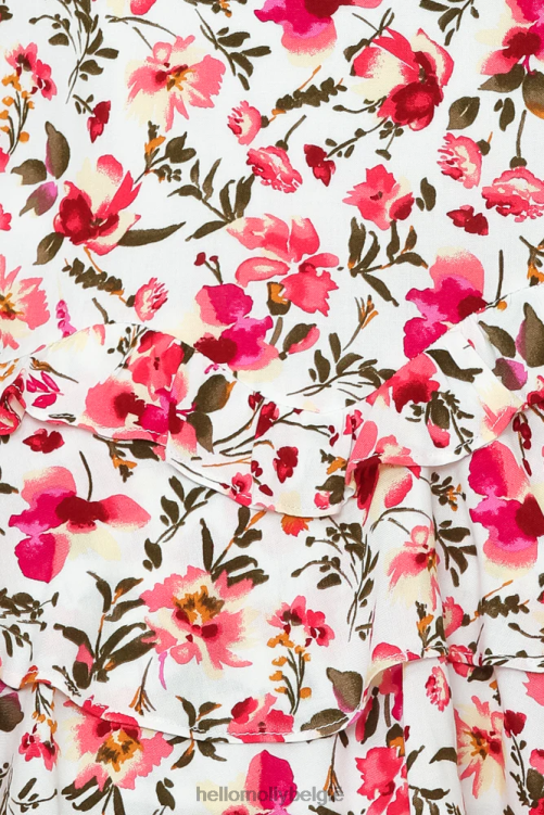 kleding Hello Molly nog lang niet afgemaakte jurk fuchsia XR2L7327