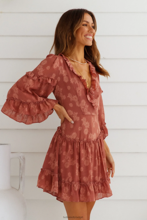 kleding Hello Molly prachtig meisjesjurkje roos XR2L7441