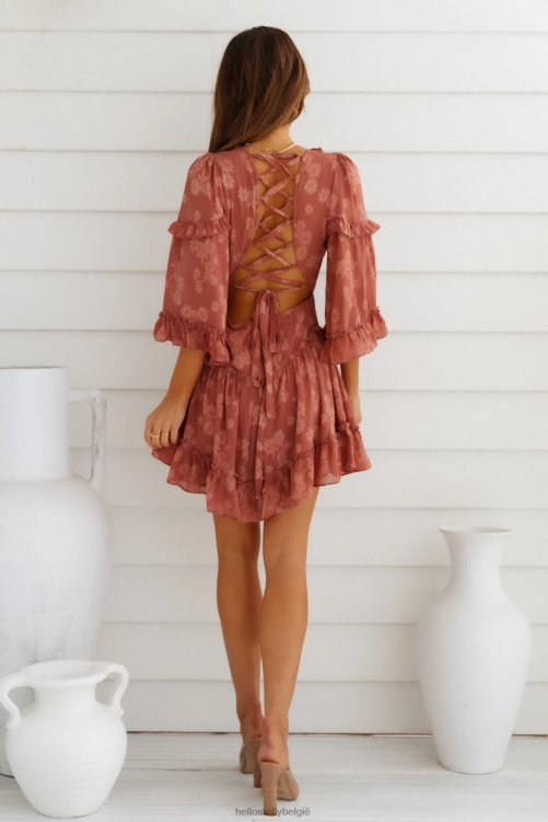 kleding Hello Molly prachtig meisjesjurkje roos XR2L7441