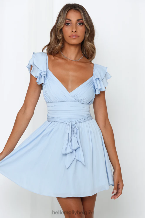 kleding Hello Molly rad van fortuin jurk staalblauw XR2L7296