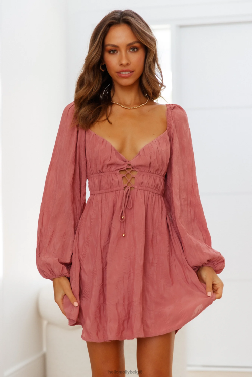 kleding Hello Molly reis begint nu jurk rose XR2L7462