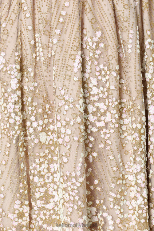 kleding Hello Molly roaming gratis jurk champagne XR2L7126