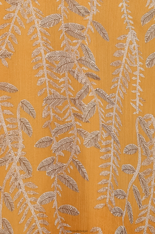 kleding Hello Molly samengebonden jurk mosterd XR2L7654