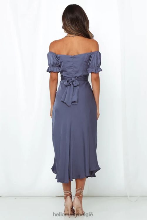 kleding Hello Molly sky kinder maxi-jurk nachtblauw XR2L7130