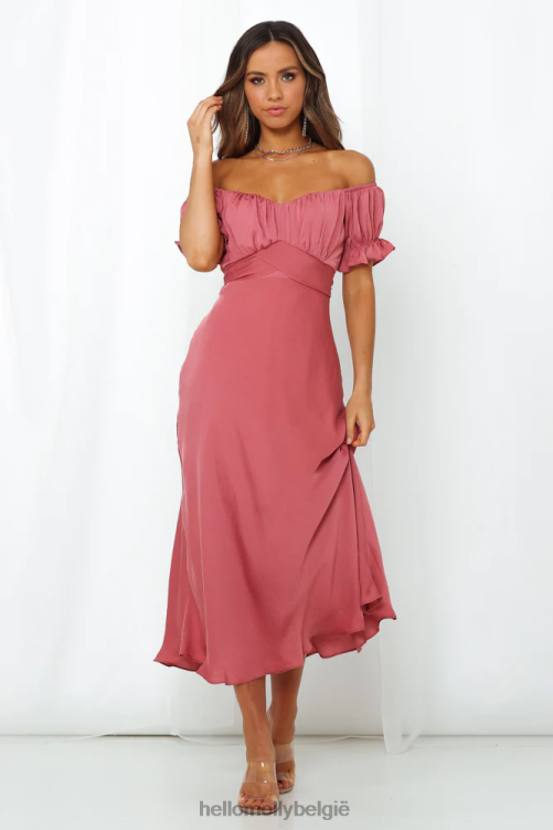 kleding Hello Molly sky kinder maxi-jurk roze XR2L7216