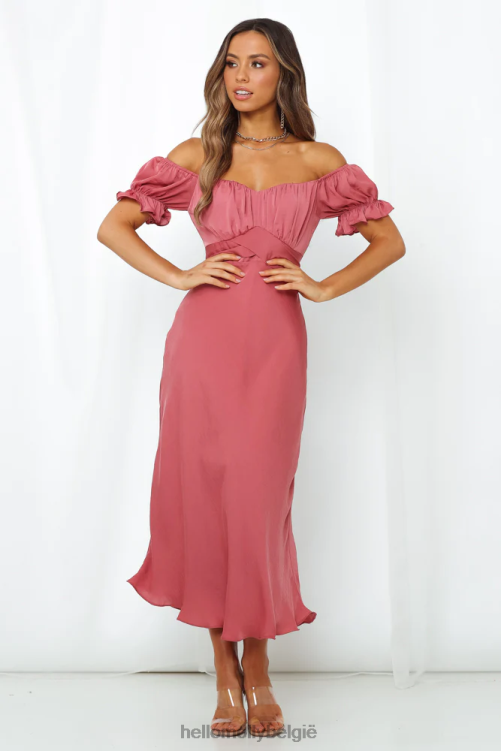 kleding Hello Molly sky kinder maxi-jurk roze XR2L7216