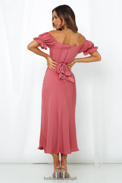 kleding Hello Molly sky kinder maxi-jurk roze XR2L7216