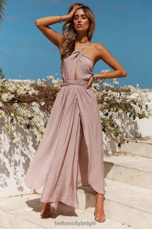 kleding Hello Molly stop motion maxi-jurk mokka XR2L7198
