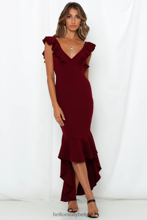 kleding Hello Molly the Hills maxi-jurk pruim XR2L7461