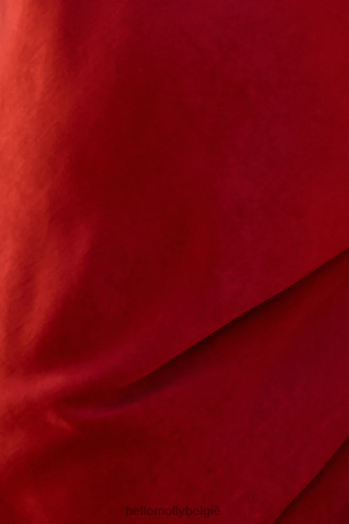 kleding Hello Molly uitdrukkelijke toestemming jurk wijn XR2L7446