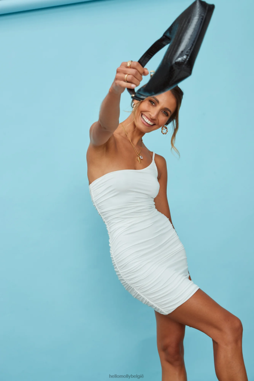 kleding Hello Molly veranderde mijn naam jurk wit XR2L7508