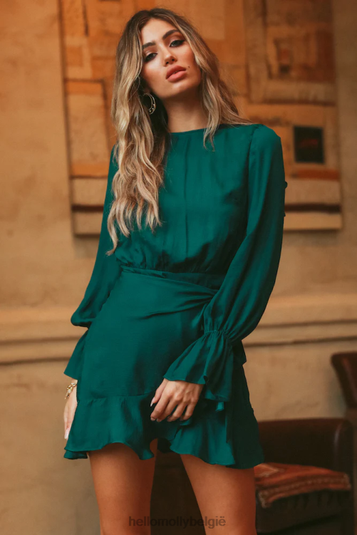 kleding Hello Molly verborgen figuren kleden bosgroen XR2L7206