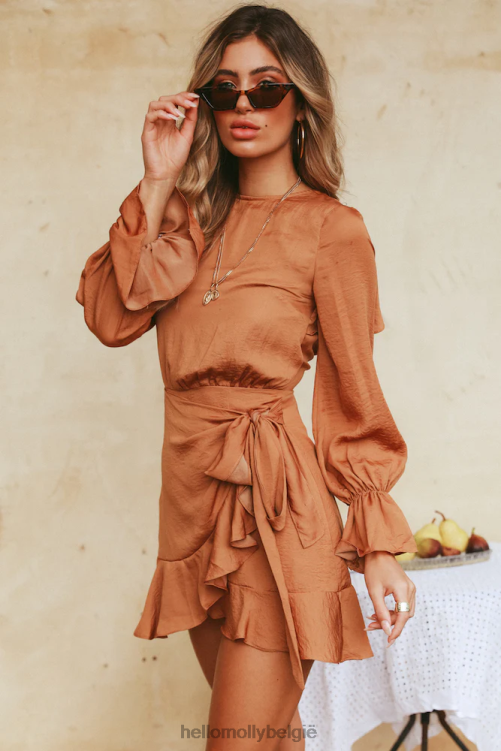 kleding Hello Molly verborgen figuren kleden bruin XR2L7400