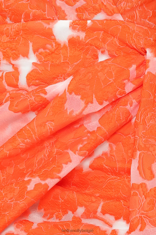 kleding Hello Molly verder gaan met jurk oranje XR2L7311