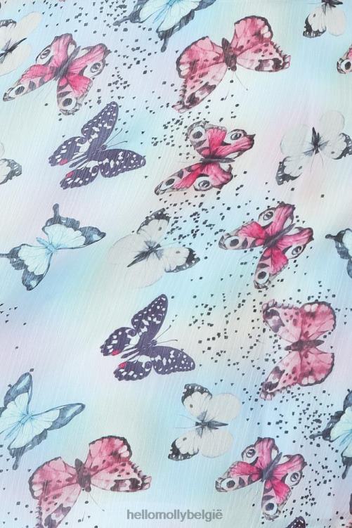 kleding Hello Molly voel je als een koningin jurk blauw XR2L7718