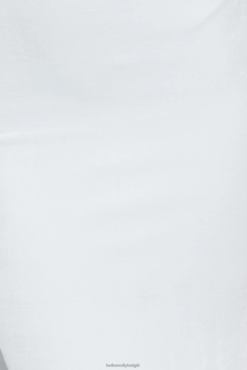 kleding Hello Molly vragenuurtje maxi jurk wit XR2L7029