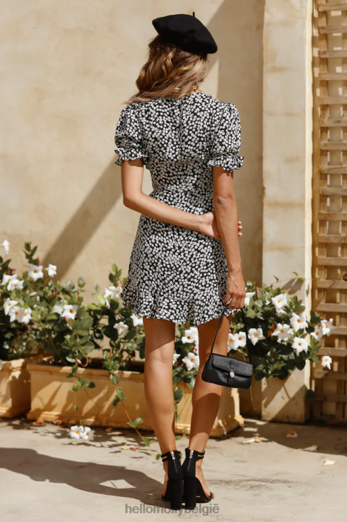 kleding Hello Molly wees een stralende ster, jurk zwart XR2L7630