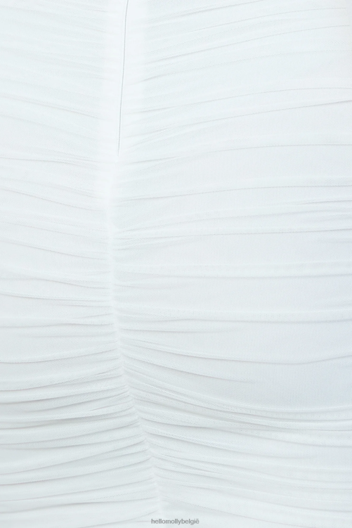 kleding Hello Molly whisky zure jurk wit XR2L7380