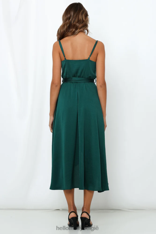 kleding Hello Molly zoals een midi-jurk van gebed, groenblauw XR2L7428