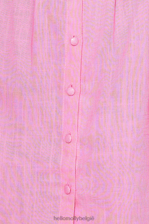 kleding Hello Molly style me your way overhemdjurk roze XR2L7005