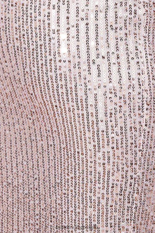 kleding Hello Molly Dazzle midi-meisjesjurk met pailletten, rosé goud XR2L5291