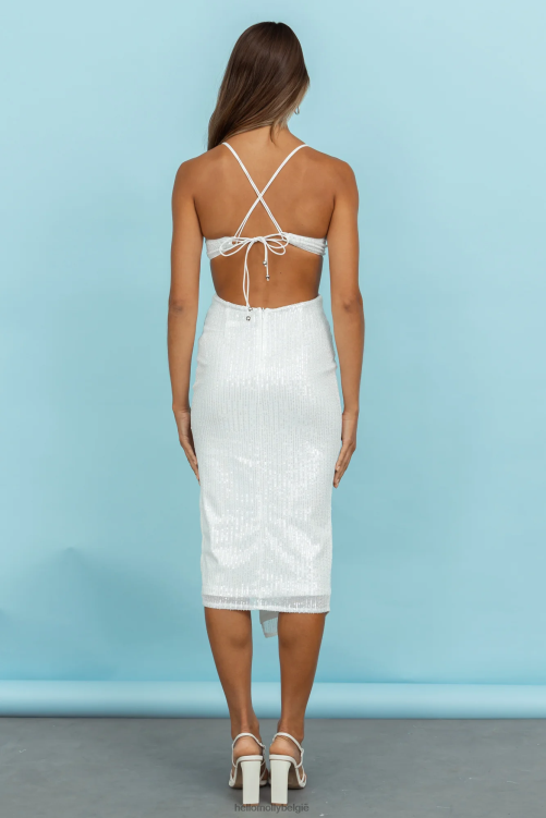 kleding Hello Molly Levendige nachtelijke midi-jurk met pailletten XR2L3800