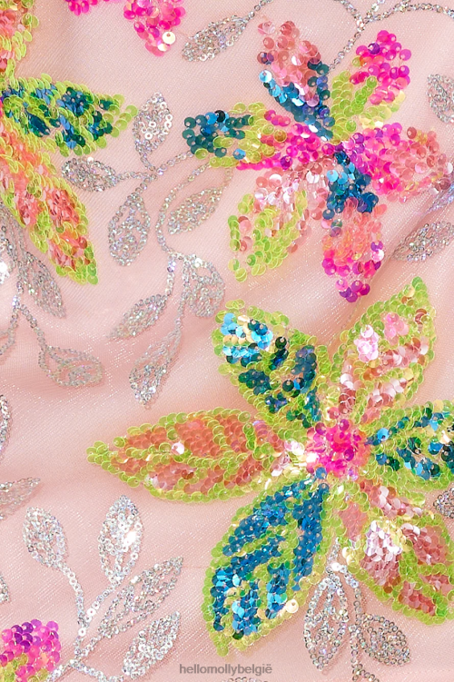 kleding Hello Molly She's a Masterpiece mini-jurkje met pailletten roze XR2L1421