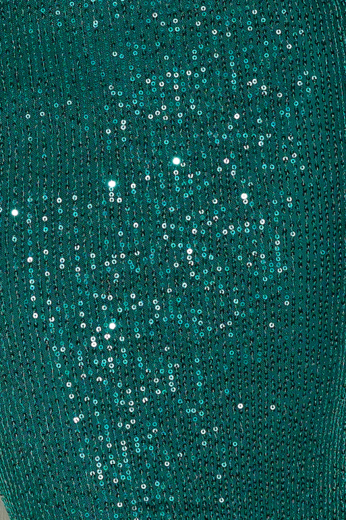 kleding Hello Molly Shine Your Soul maxi-jurk met pailletten bosgroen XR2L5702