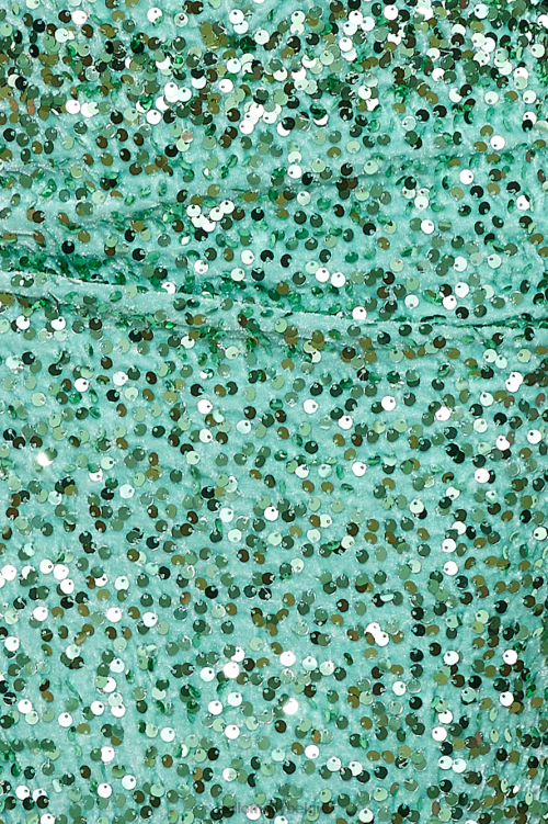 kleding Hello Molly Sparkle From Far maxi-jurk met pailletten groen XR2L6274