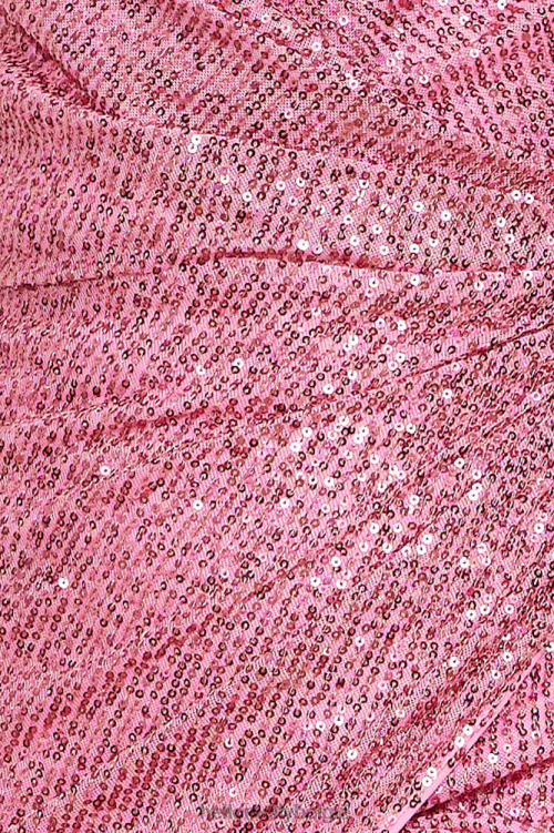 kleding Hello Molly Sparkle With Me maxi-jurk met pailletten roze XR2L5926