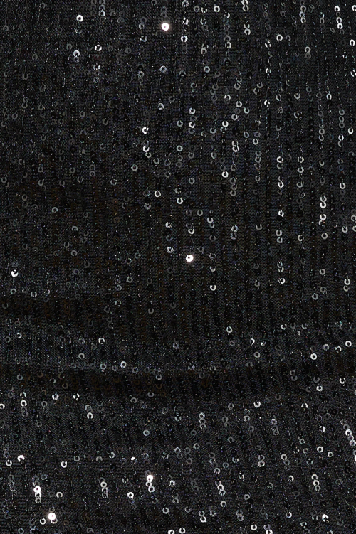 kleding Hello Molly glanzendste mini-jurk met sterrenpailletten zwart XR2L2299