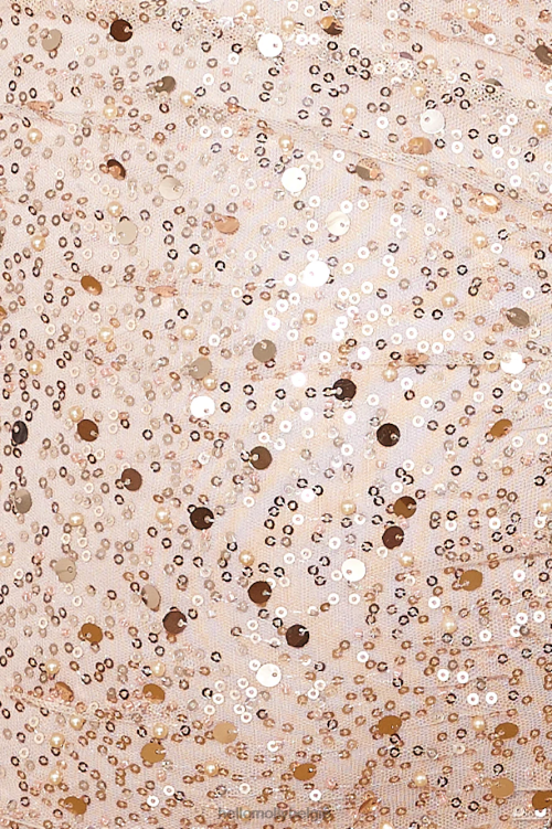 kleding Hello Molly mini-jurk met koninginstatus en pailletten brons XR2L3002